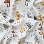 Babyblanket astrocat sand GOTS