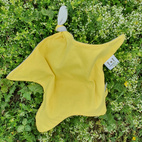 Blankie star yellow GOTS