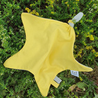 Blankie star yellow GOTS