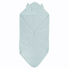 Hooded towel rabbit sapphire GOTS