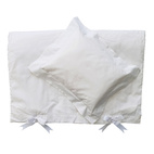 Bedding baby white classic GOTS