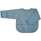 Bib with sleeves sapphire dotty