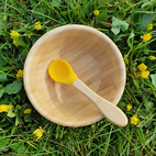 Bamboo bowl yellow