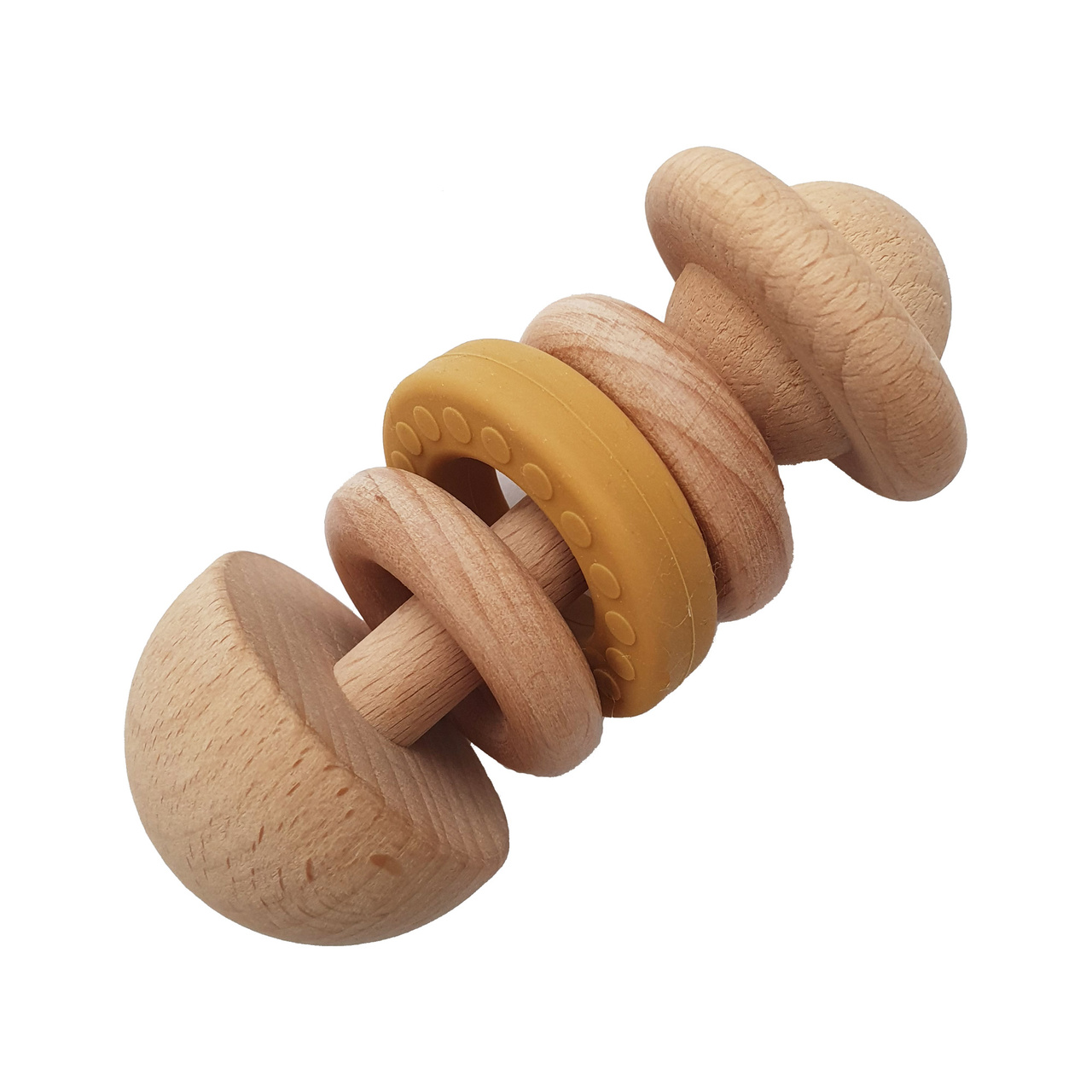 Wooden rattle ochre