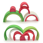 Stacking toy watermelon