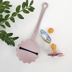 Pacifier holder pale mauve