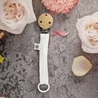 Pacifier clip white