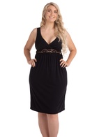 Maternity & Nursing Nightie black