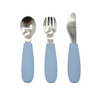 Kids cutlery stone blue