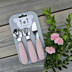 Kids cutlery pale mauve