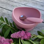 Bowl silicone dusty rose