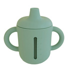 Sippy cup silicone 250 ml cameo green