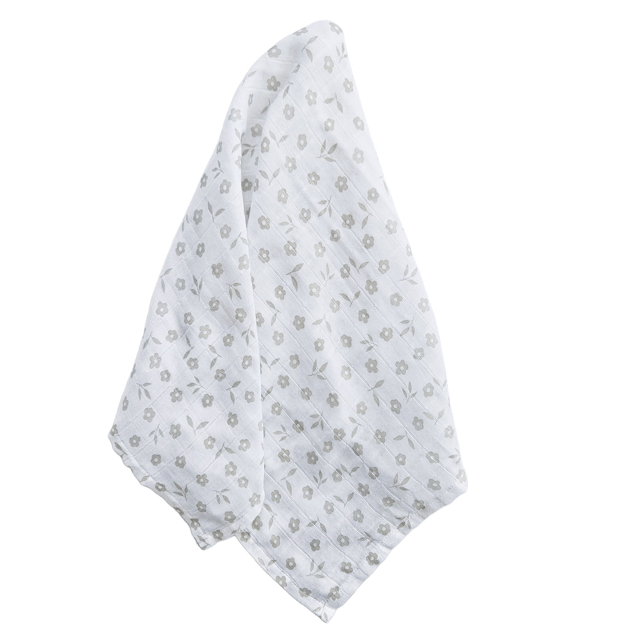 Muslinfilt petal silver grey GOTS
