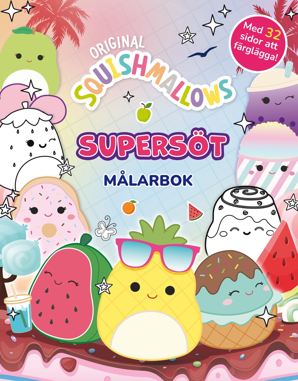 Squishmallows: Supersöt målarbok