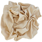 Crinkle blanket sandshell GOTS