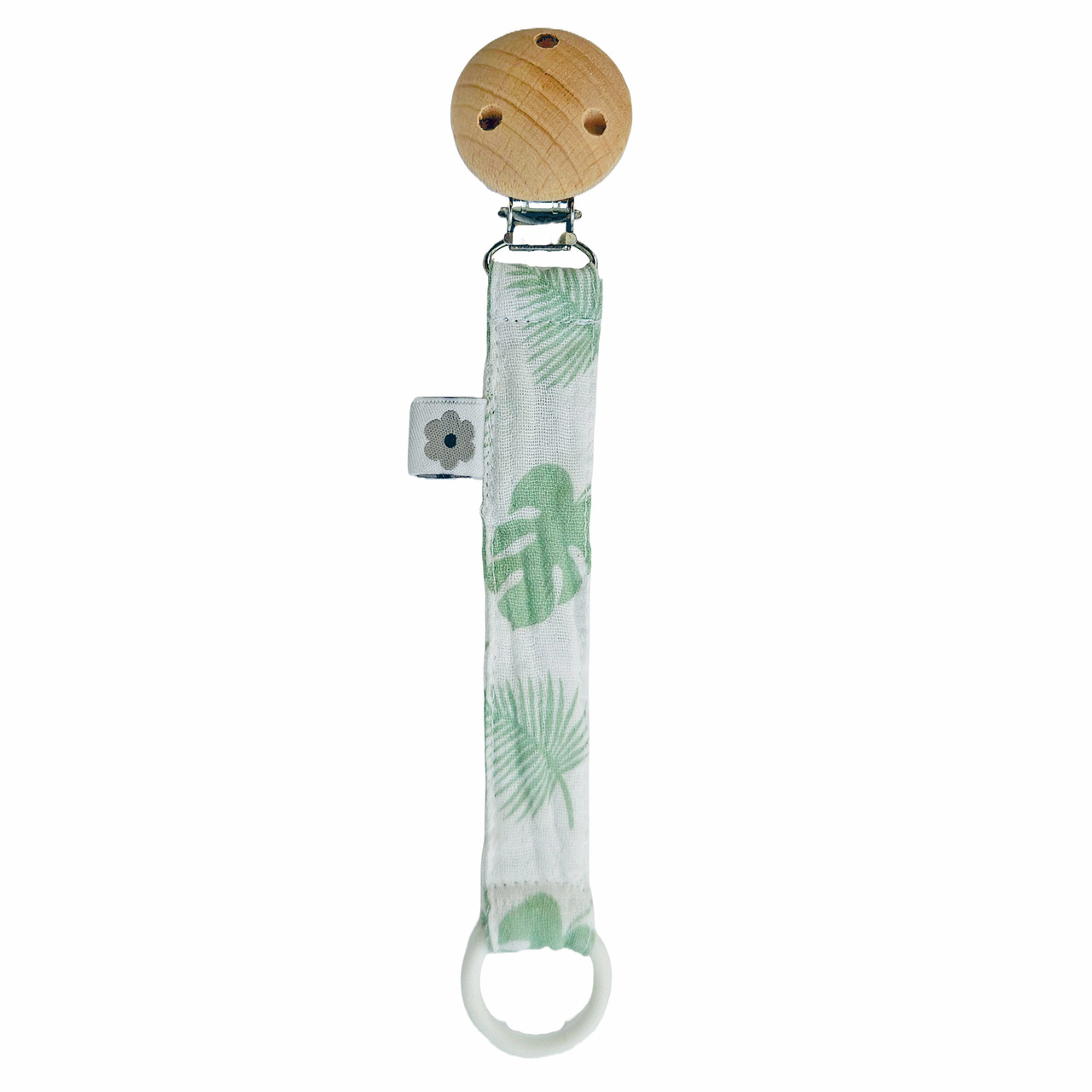 Napphållare muslin tropical green