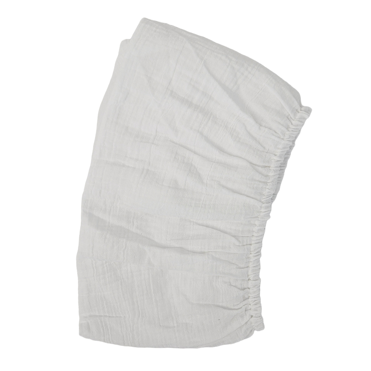 Fitted sheet large white GOTS