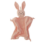Snuttefilt kanin peachy GOTS