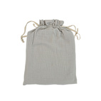 Bedding set large silver grey GOTS