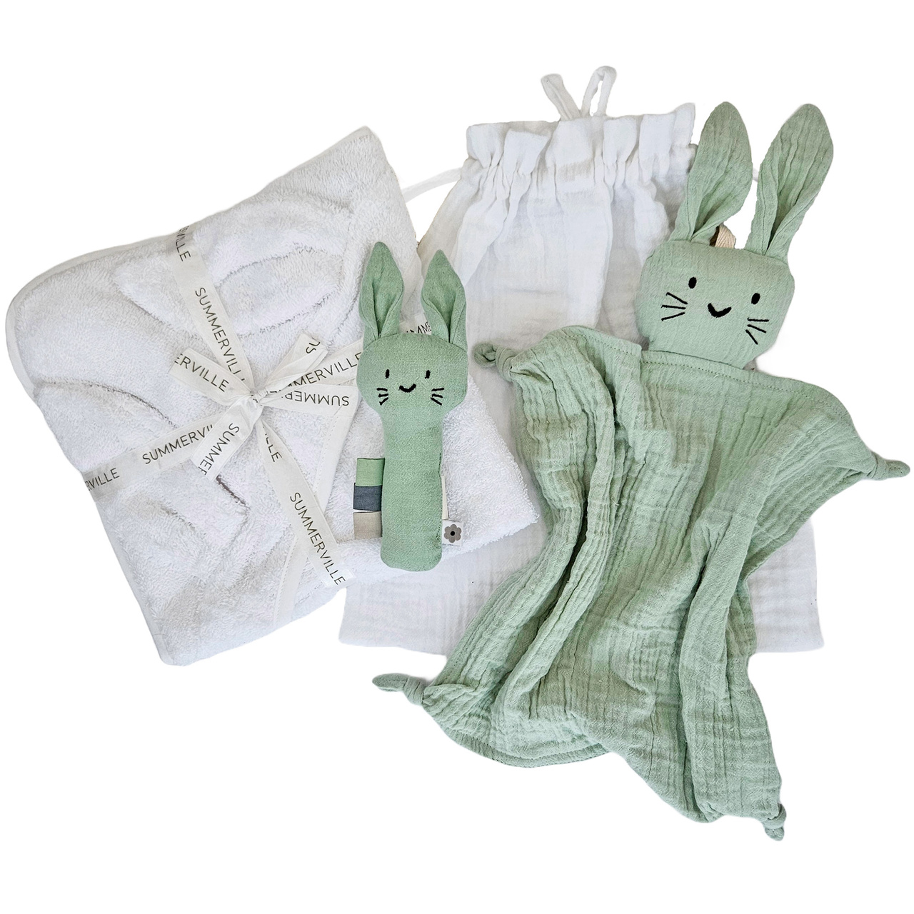 Presentset: Rabbit cameo green
