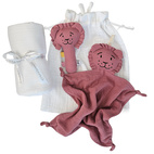 Presentset: Lion dusty rose