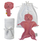 Presentset: Lion dusty rose