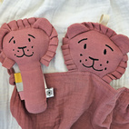 Presentset: Lion dusty rose