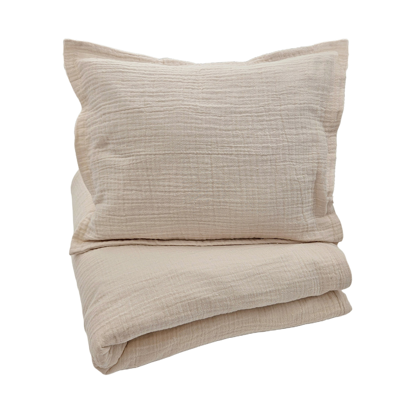 Bedding set small sandshell GOTS