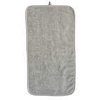 Changing pad topper silver grey GOTS