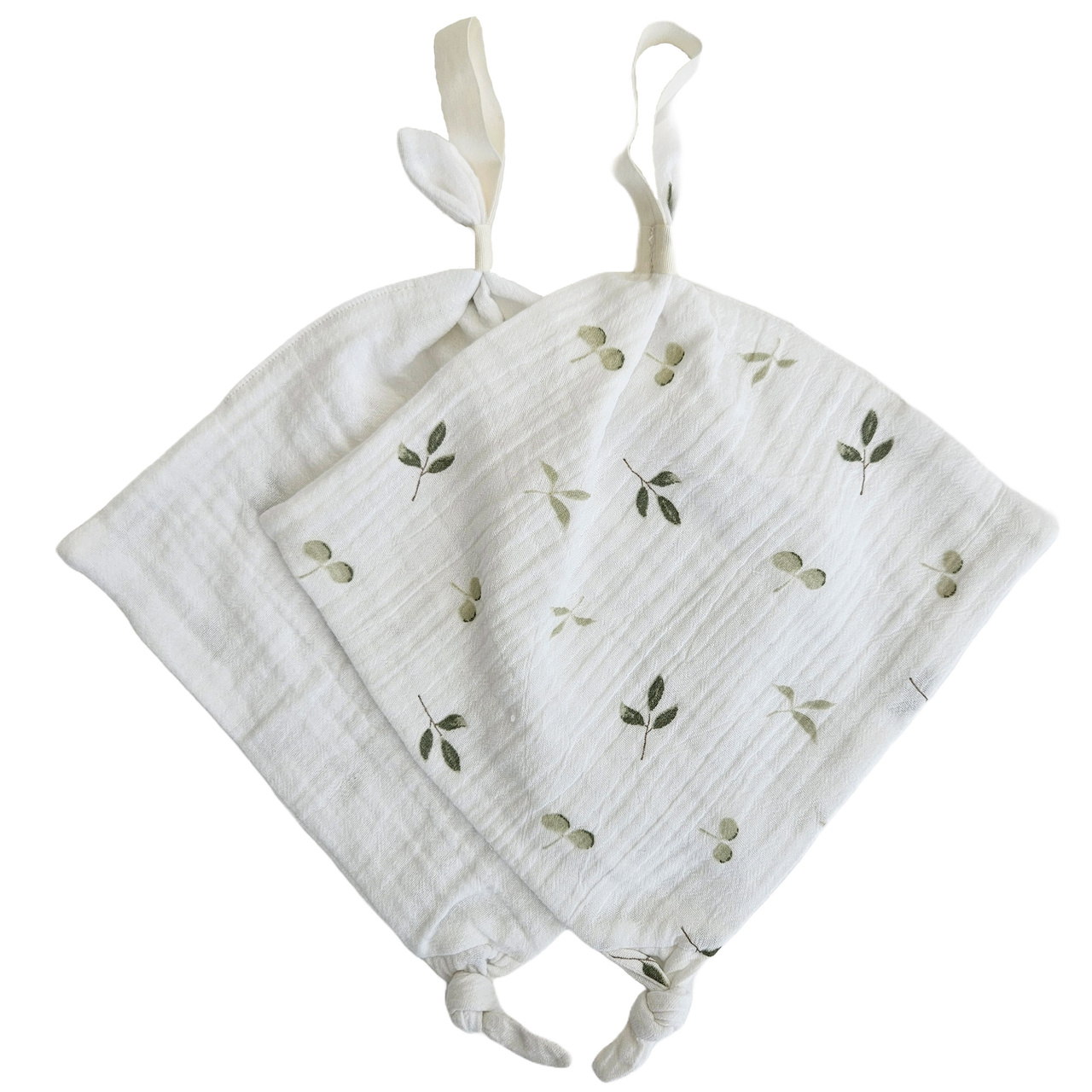 Pacifier cloth 2-pack sprout GOTS