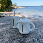 Pipmugg silikon 250 ml silver grey