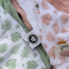 Snuttefilt 2-pack tropical peachy GOTS