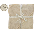 Badcape krinklad sandshell GOTS