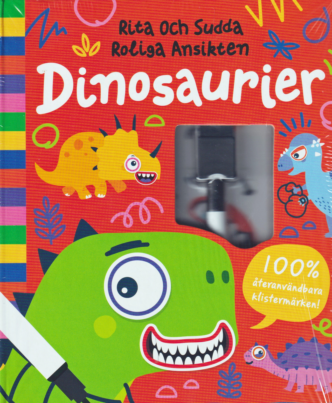 Rita och sudda roliga ansikten - Dinosaurier