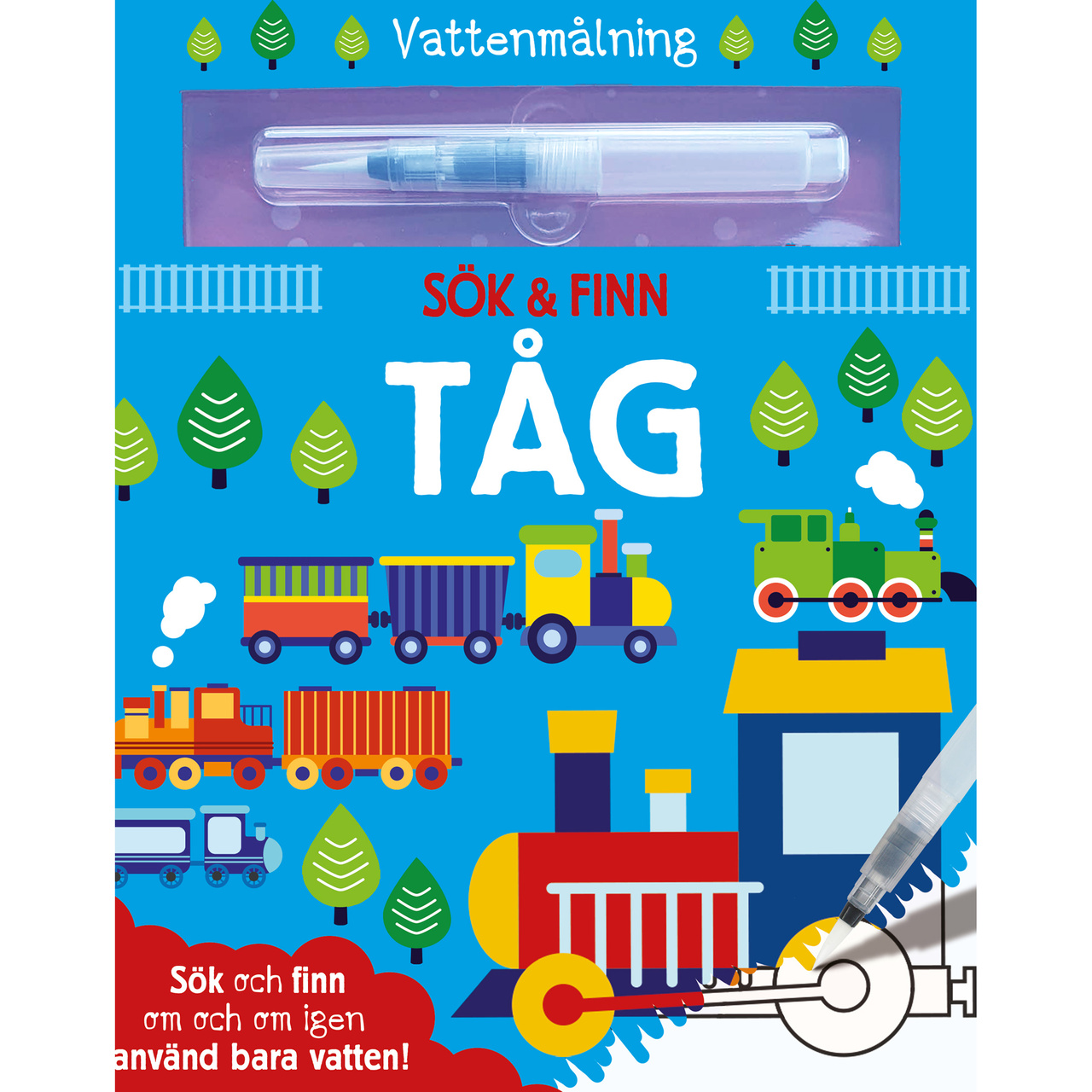 Vattenmålning sök & finn - Tåg