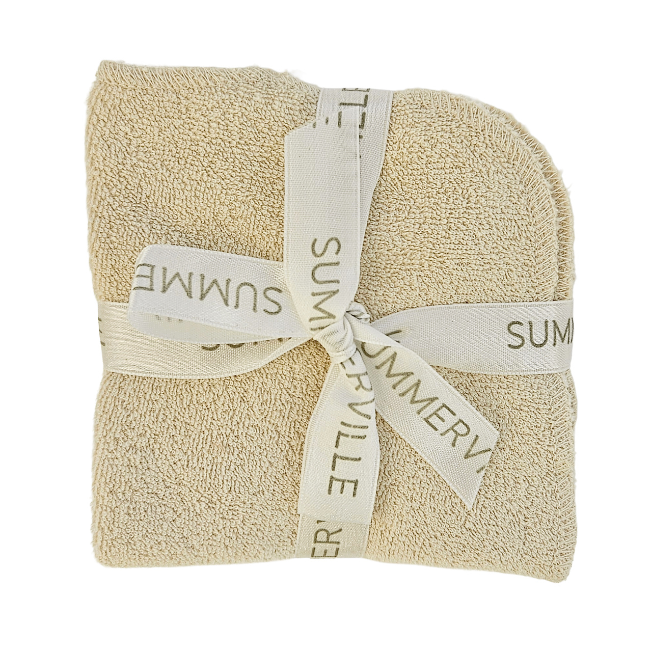 Washcloth 5 pcs sandshell GOTS