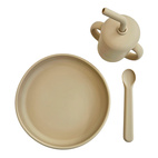 3 pcs Feeding set silicone sandshell