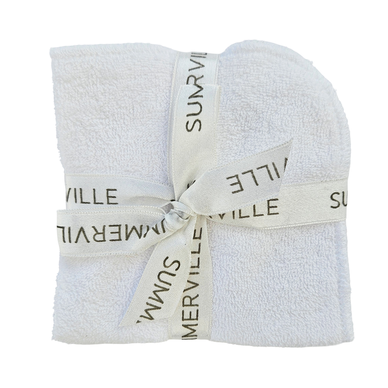 Washcloths 5 pcs white GOTS