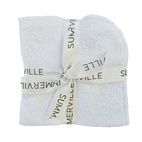 Washcloths 5 pcs white GOTS