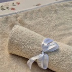 Skötbädd topper sandshell GOTS