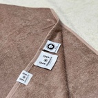 Badponcho rabbit warm taupe GOTS