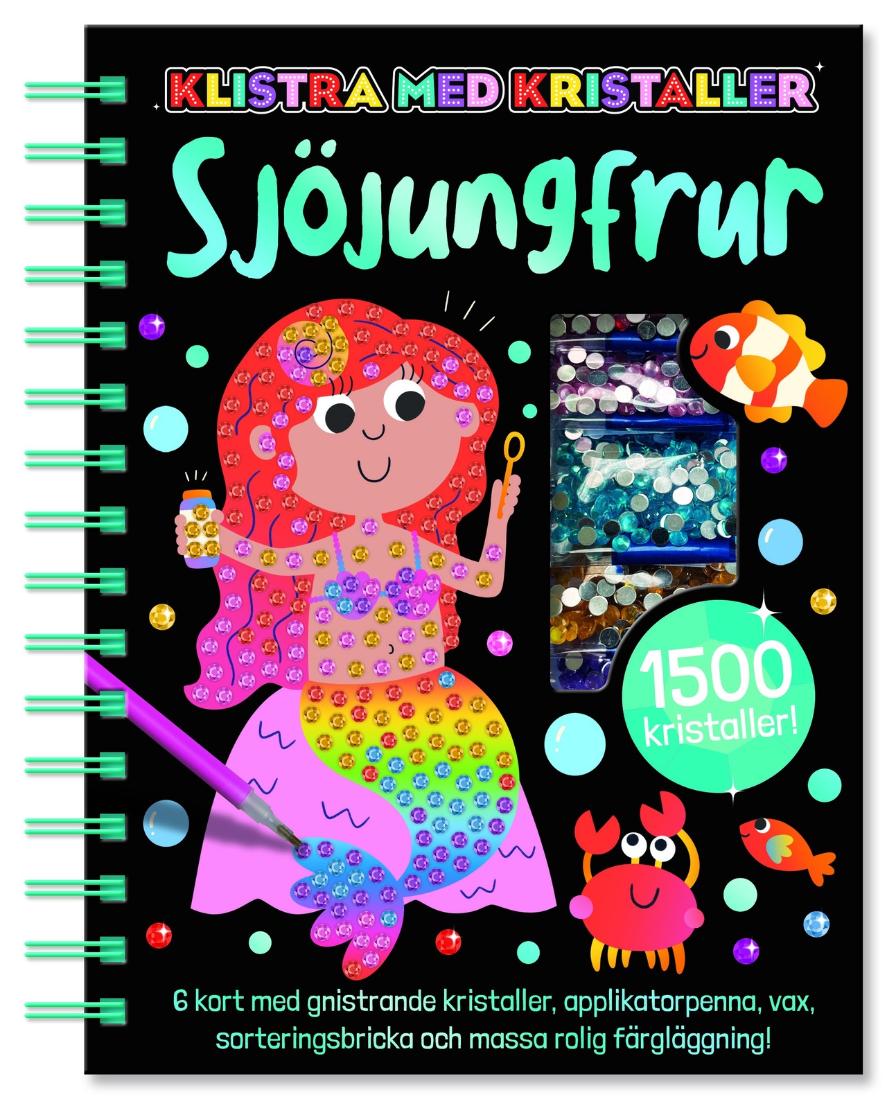 Klistra med kristaller – Sjöjungfrur