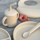 3 pcs Feeding set silicone sandshell