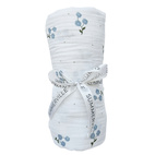 Krinklad filt bluebell GOTS