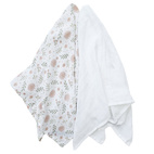Muslin 2-pack blossom GOTS