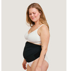 Justerbart över-magen-stödbälte svart S/M