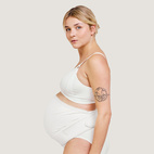 Overbellly support band white S/M