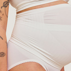 Maternity support band white L