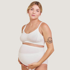 Maternity support band white L