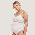 Maternity support band white L